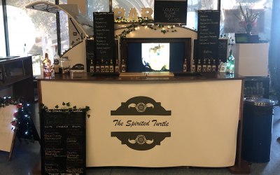 Bar front can be changed to your theme , logo or event details 