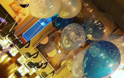 40th Birthday Balloons 