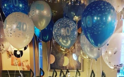 40th Birthday Balloons 