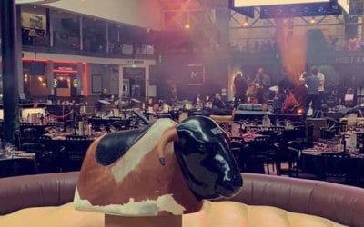 Check out one of our fantastic Rodeo Bull set up at Merchant Square in Glasgow!