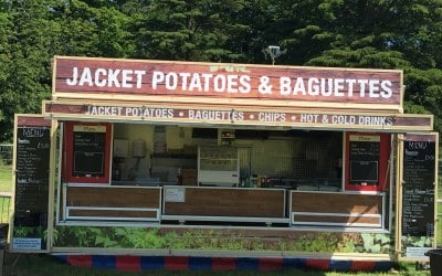 Jacket potatoes and baguettes