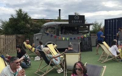White Cloud Coffee Citroen Van