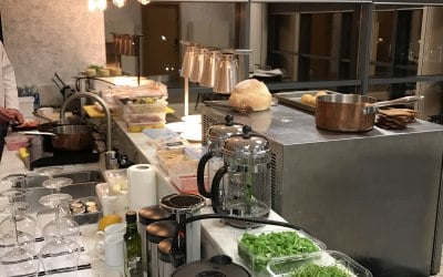 Pop up kitchen for 6 VIP clients