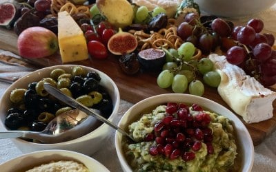 Gourmet grazing tables