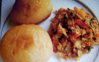 Fried Dumplings & Saltfish