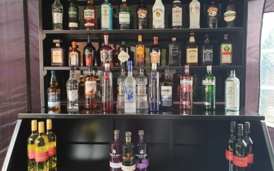 Fully stocked back bar