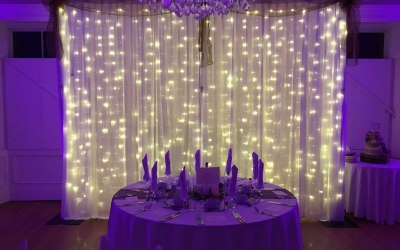 One of our many backdrop combinations.