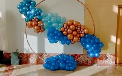 Stunning Corporate Entrance Hoop 
