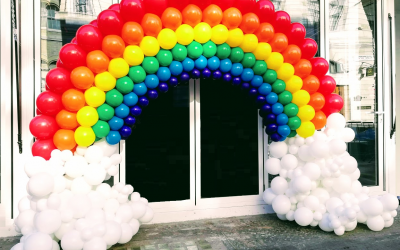 Air-filled Rainbow for Pride