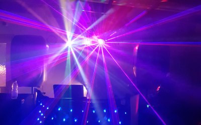 Mix of lazer and led