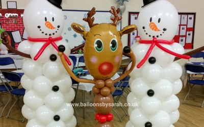 Christmas balloon displays