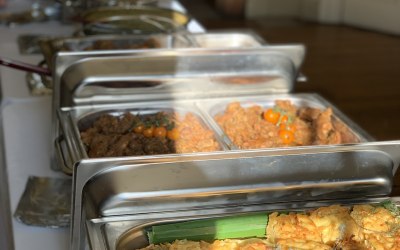 Buffet Service at a wedding On location 
