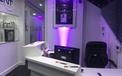 Lighting for business open day