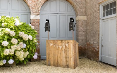 Rustic DJ Booth