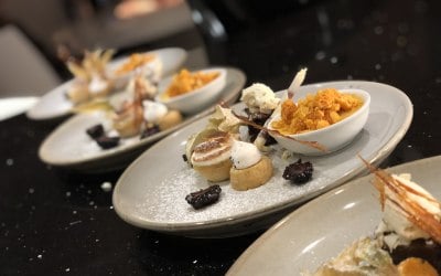 Trio of desserts 