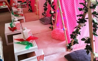 Girls Party Set Up