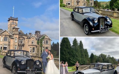 Royale Windsor Wedding Car at Auchen castle wedding
