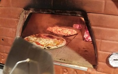 Wood fired pizzas