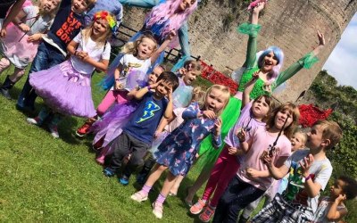 Fairy Hunting at Caldicot Castle. 