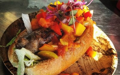 South African Boerewors with Butternut Chakalaka