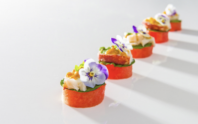 Watermelon canapes
