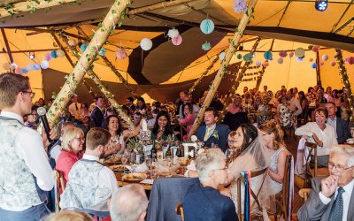 Emily & Johan's wild flower wedding