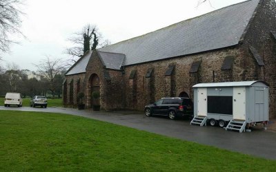 Outside Torre Abbey in Torbay 