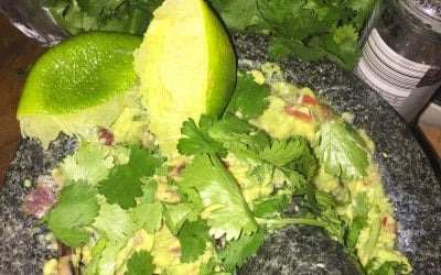 Our homemade guacamole.