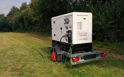 40 kVA road tow generator