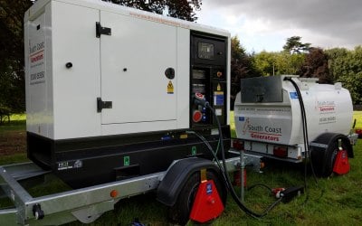 40 kVA road tow generator