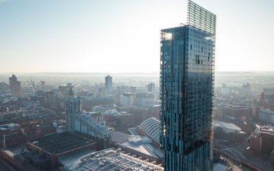 Aerial view of Manchester 
