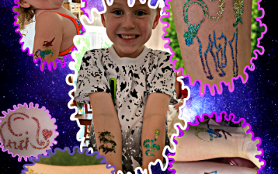 We also offer glitter tattoos 