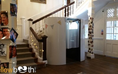 Our white wedding photobooth