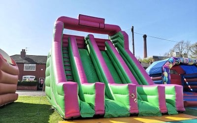 Inflatable slide hire by king of the castles entertainments
