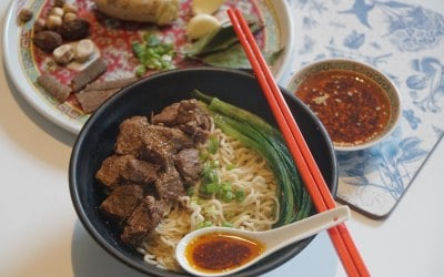 Our signature braised beef noodle