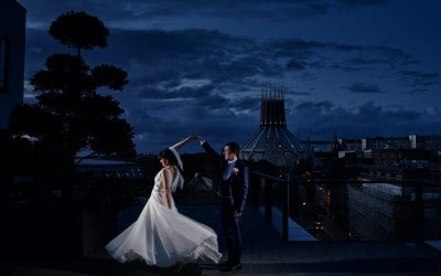 Liverpool rooftop wedding