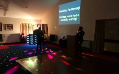 My set up at a Summer Ball party