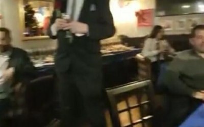 Suited & Booted - Making An Announcement At Wedding Party