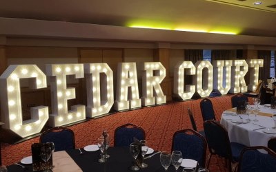 Light up lettering 