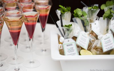 Capturing the details, whether it is food, drinks or decorations
