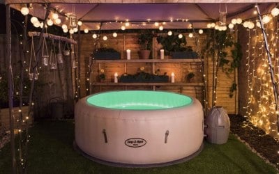 Fancy backyard bubbles!