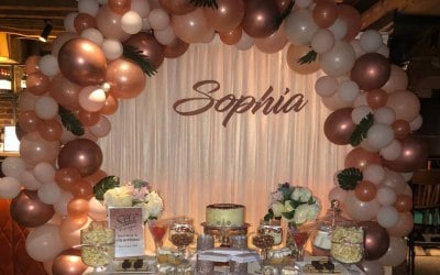 Surprise 30th Birthday - Rose Gold & White Theme