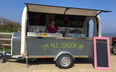 Here's our cute little pod!