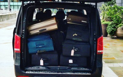 A full-size van from Patrick Egwu Transportation