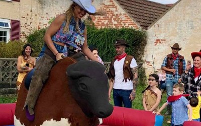 Country party with Boris the Bull