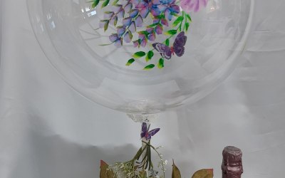 Hand painted special occasion balloon