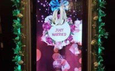 Just married graphics on our Magic Mirror