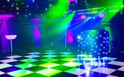 Mobile disco marque set up 