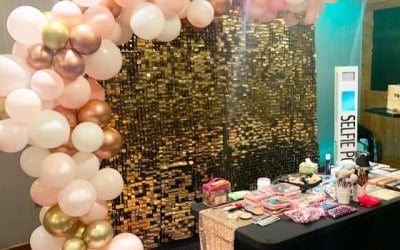Sequin Wall & Selfie Pod