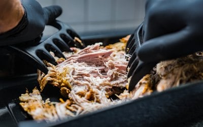 Succulent pulled pork